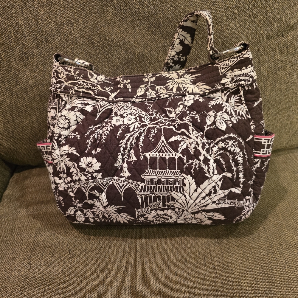Vera Bradley Stephani Reversible Shoulder Bag Imperial Toile